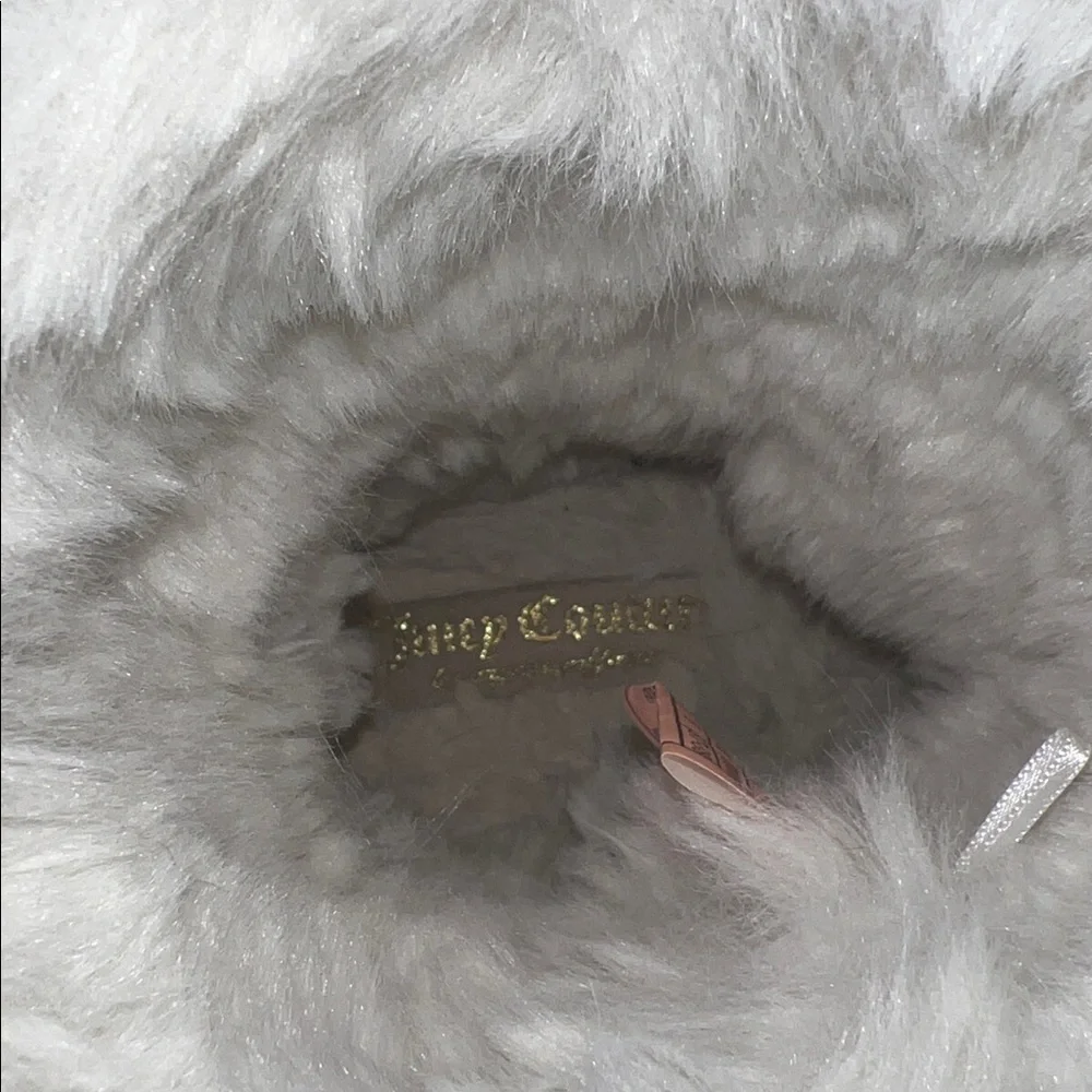 Juicy Couture White Fur Lined Footwear Suede 7